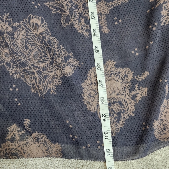 Gentle Fawn Sheer Long Sleeve Dress Size S Baggy Oversized Whimsigoth Dark Fairy - Picture 12 of 15